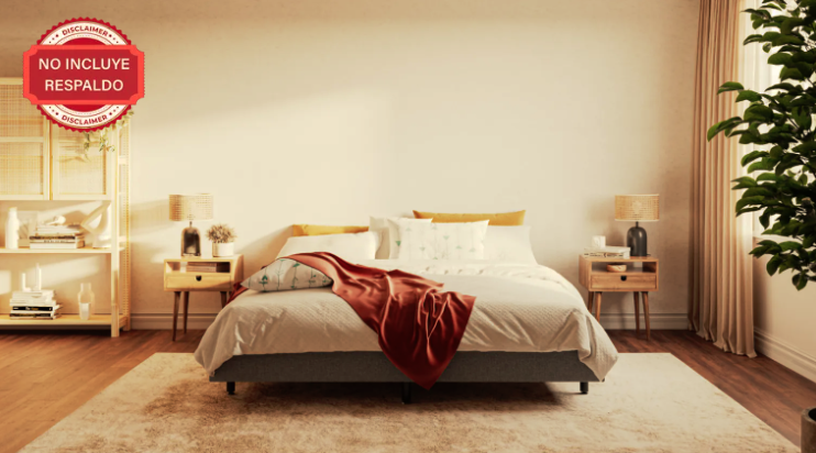 Combo Cama Tapizada Hybrid